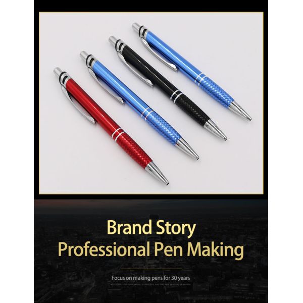 Un stylo à bille en aluminium de haute qualité personnalisé