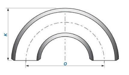 Mill ASME/ANSI B16.9 A403 WP904L WP31254 WP347 Butt Welded Stainless Steel Pipe Fittings 180 Degree LR And SR Elbow