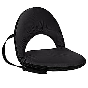 Folding Stool Backpack Insulated Cooler Bag, Collapsible Camping Hunting Fishing Multifunction Chair Front Pocket