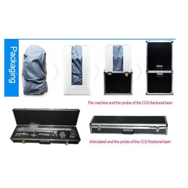 Scar Removal Fractional CO2 Laser Beauty Equipment With 10.4 Inch LCD Touch Screen