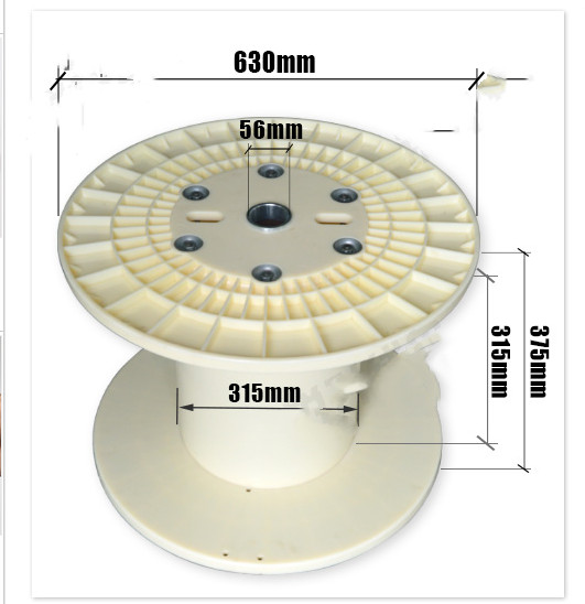 32mm Hole PS PN630 250mm Plastic Coil Cable Spool