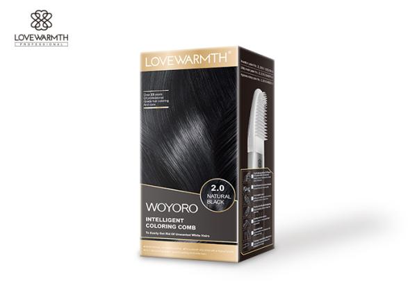 Coloração rápida do pente alta-tecnologia da cor do cabelo duradouro por 4 meses