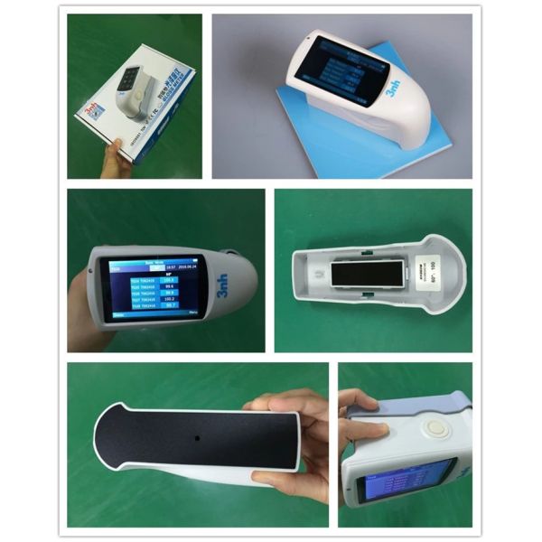 Curved surface Digital Gloss Meter NHG60M With Touch Screen , Connected To PC Rechargeable Battery