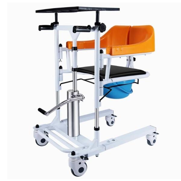 Chaise hydraulique de transfert de patients à 180 degrés avec roue de roue universelle 60*80*40cm