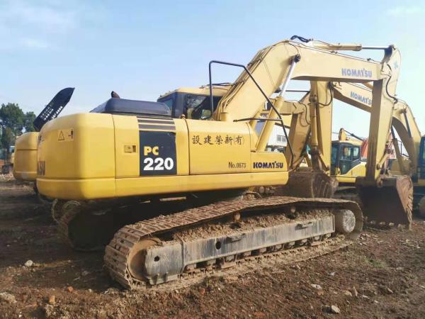 22T 3015mm PC220-7 Second Hand Komatsu Excavator