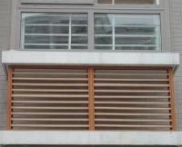 Outdoor Aluminium Louvers For Balcony High Durability Exterior Aluminium Blinds