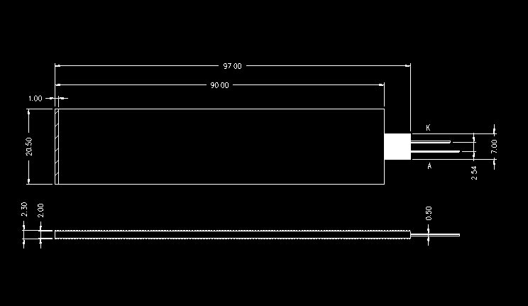 СИД трубок холодного катода 5V 20mA освещает контржурным светом для модуля дисплея LCD