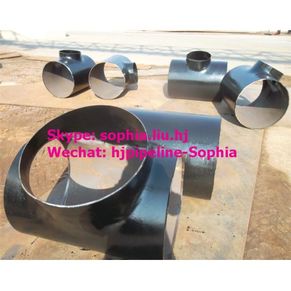 CS(carbon steel) reducing tee Hengjia pipe fittings