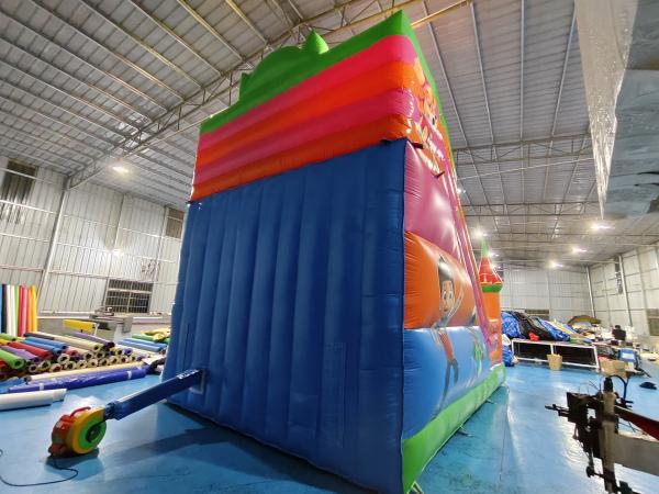 Slides infláveis comerciais populares PAW Patrulha tema Slides infláveis Castelo para crianças e adultos