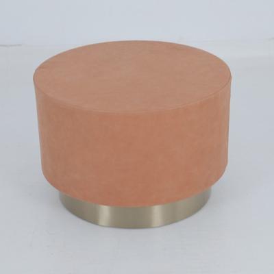 Modern Room Ottoman Bench Metal Frame Upholstered For Hotel