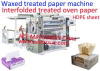 Máquina de dobrar papel entre dobras para forno de papel de cera, papel manteiga, papel pergaminho antiaderente