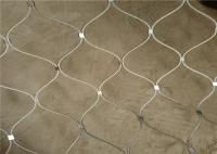 SS316 Diamante Flexible Maillage de câble en inox Zoological Aviary Rideau anti-corrosion