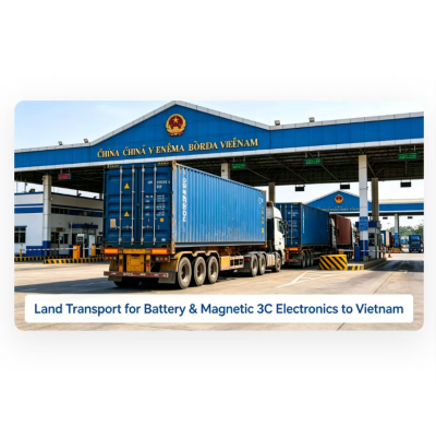 Battery / Magnetic 3C Electronics Shipping To Vietnam Via Land Transport DDP Shipping