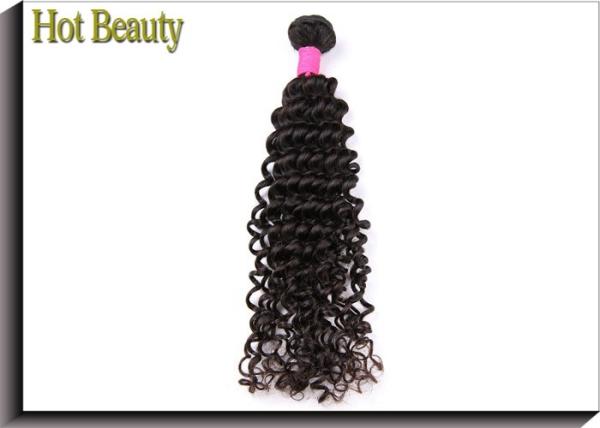 Grade 6A Virgin Hair Deep Wave Style Natural Black 1b# Can Be Dyed Human Hair Extensions