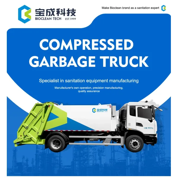 25T Capacity Electric Garbage Compactor Truck with Large Box Capacity and Rear Loader Function
