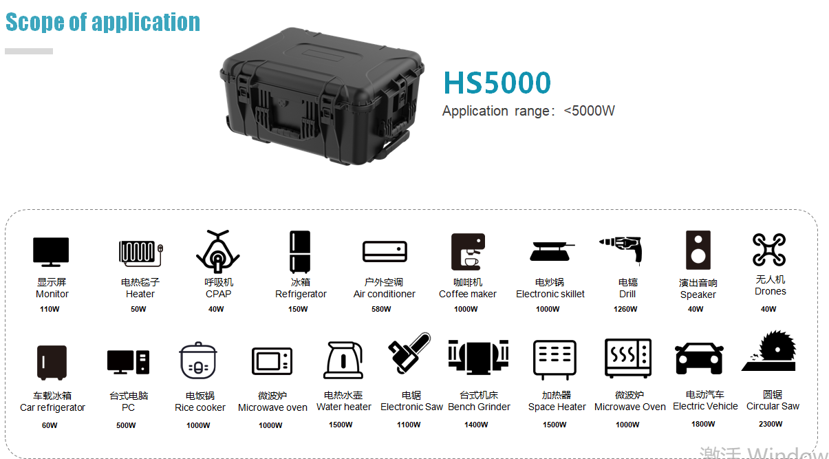 Электростанция 5000W новой вагонетки электропитания AC энергии 5000W Hong портативная