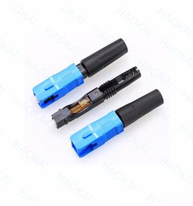 SC UPC Fibra Óptica Conector Rápido 0,9 mm 2,0 mm Conector de Fibra SC de Modo