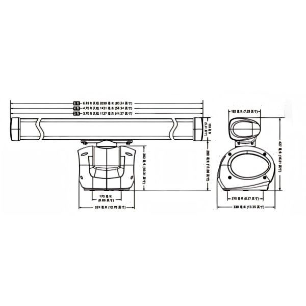 360 ° All Solid State Low-Power High-Precision 20km Coastal Surveillance Radar All-Weather