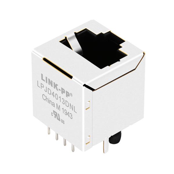 JXD2-0011NL, pinos magnéticos do protetor 8 dos conectores Rj45 da entrada da parte superior de LPJD4013DNL