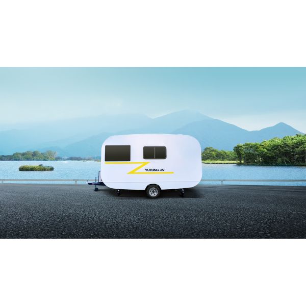 Retro Style Beautiful Fully Equipped Luxury Caravan Luxury Glamping Trailer Light Small Caravan Bbq