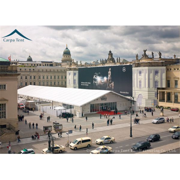 Curtains Exhibition Tents High Pressed Orange Black Green 40m*60m