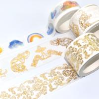 Fabricante impreso de encargo de cinta de papel japonés de la cinta de Washi de la hoja de oro de Washi
