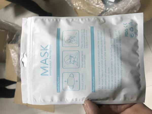 Máscara protetora N95 médica sem válvula do respiradouro anti - proteção das bactérias