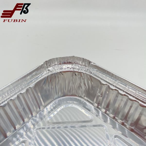 Small 470ml Foil Food Box Fruits Packaging Kitchen Use