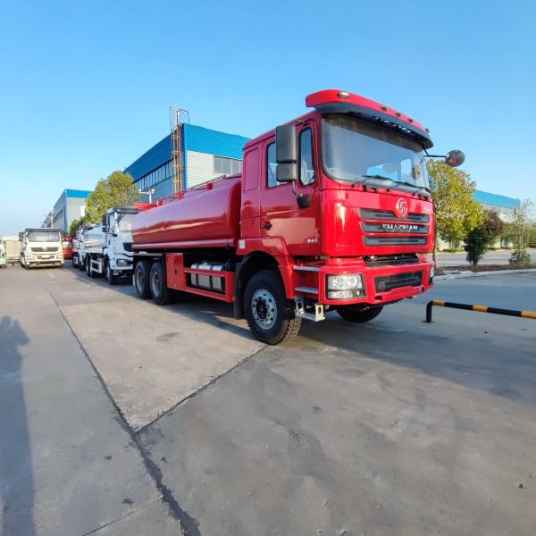 Best-Selling SHACMAN 6*4 Fuel Tank Truck Turkmenistan Diesel Engine Used for Fuel Delivery Oilfield Crude Oil Transport