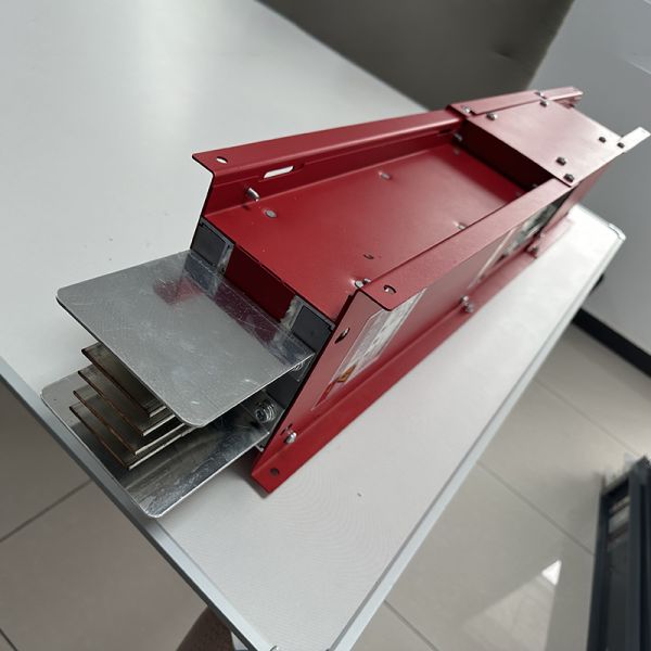 ISO9001 Conducto de barras colectoras de 500A, eléctrico, flexible, de cobre, resistente al fuego