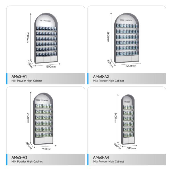 Multi-Tier Display Rack Customized Shop Cabinet for Maternity Store Showcase and Baby Shop Display Furniture