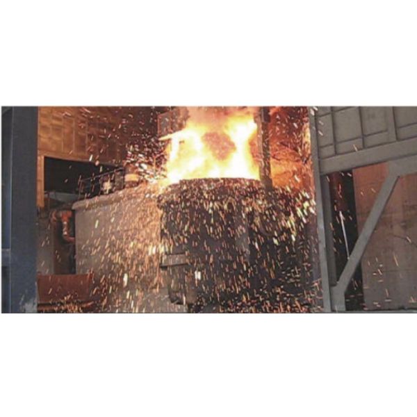 27MW/70T Forneau de fusion d'acier pour composants automobiles