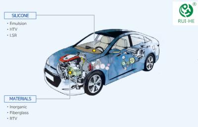 ℃ de alta temperatura automotivo da borracha de silicone 250 - ℃ 350 12 meses de vida útil