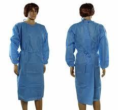 Dust Proof Disposable Isolation Gowns Work Clothes For Hospital Chemicals