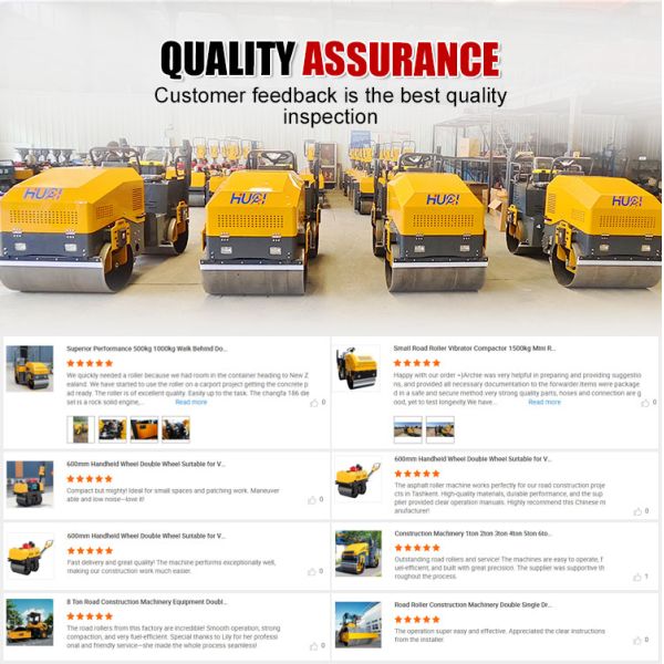 China Supply Road Machine Mini Road Roller Double Drums 0.5ton Vibratory Road Roller Soil Compactor with Good Price