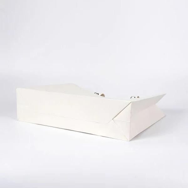 White Varnishing Apparel Paper Bag 190gsm To 350gsm Jewelry Gift Pouches