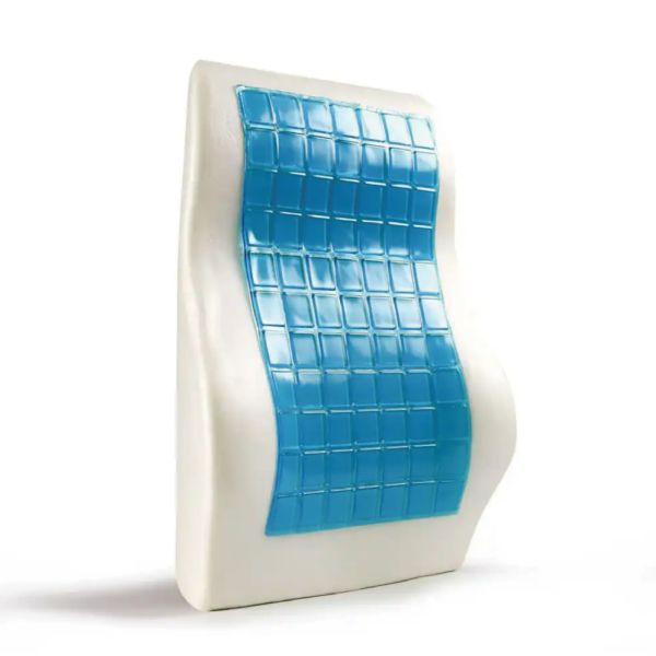Customized Cooling Gel Memory Foam Lumbar Support Cushion for Lower Back Pain Relief