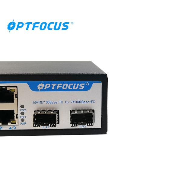 SFP Ethernet Network Switch 8W Max Power Wall Mounts Installation 207mm × 140mm × 45mm