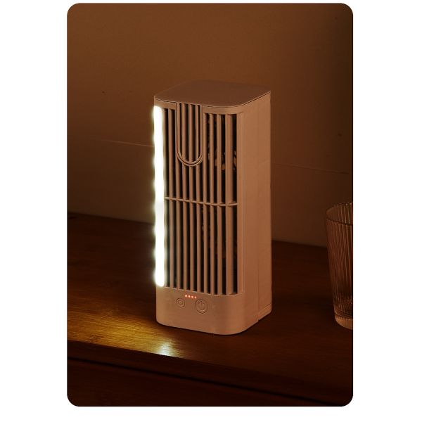 Portable Desktop Cold Air Fan with Night Light and Adjustable Height Box Size 21.2kg