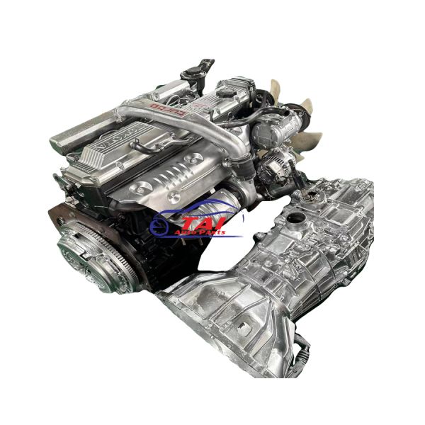 High Quality Car Parts 1HDT 1HDT 12V 6 Cylinder Diesel Engine Assembly With 4WD Manual Gearbox for Toyota Landcrusier