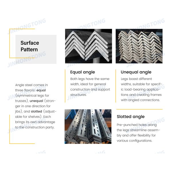 Angle Steel Astm A36 A53 Q235 Q345 Carbon Equal Angle Steel Galvanized Iron L Shape Mild Steel Angle Bar