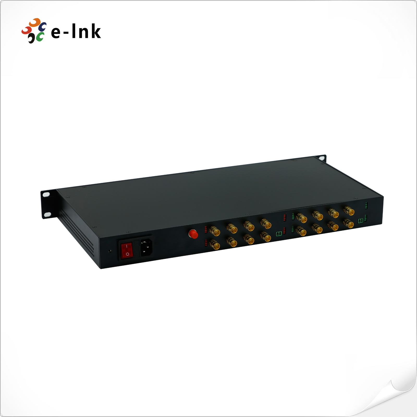 Волокно HD SDI к приемопередатчику оптического волокна конвертера 16-Channels локальных сетей видео-