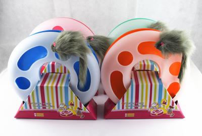 Interactive Cat Ball Toy Exerciser Game Teaser Anti-Slip Active Healthy Lifestyle Suitable for Multiple Cats