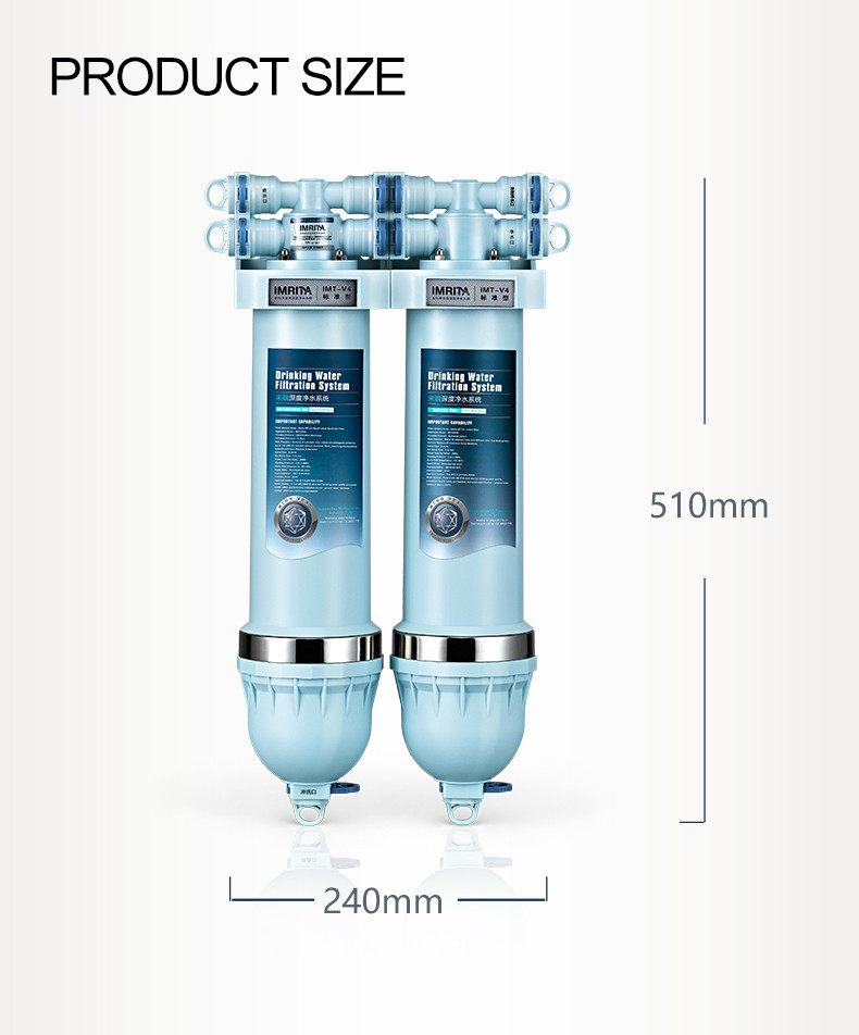 IMRITA кухни очиститель 0.01micron 1.8L/Min воды фильтрации ультра