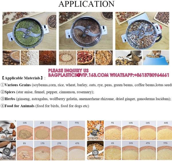 Powder Grinder 300g Electric Grain Mill Grinder Safety Upgraded Spice Grinder Pulverizer Stainless Steel Machine