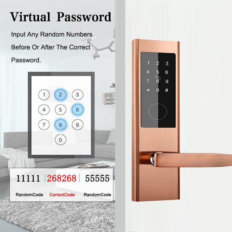замок входа Mifare Bluetooth замка смарт-карты 75mm RFID