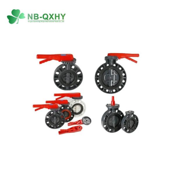 Soft Sealed PVC Valve DIN Standard 3 4 8 Inch UPVC CPVC Butterfly Valve for Irrigation