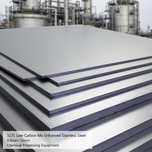 317L Low Carbon Molybdenum Enhanced Stainless Steel Sheet with Superior Sulfuric Acid Resistance for Chemical Processing