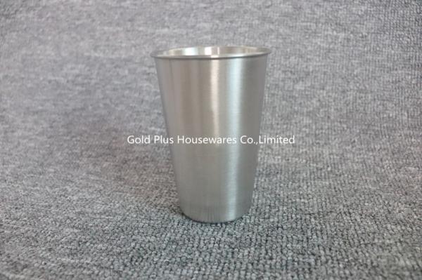 Single Wall Food Grade Stainless Steel Juice Cup 500ml Capacity
