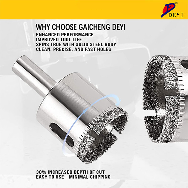 Coated 5mm Diamond Core Drill Bit Set For Marble